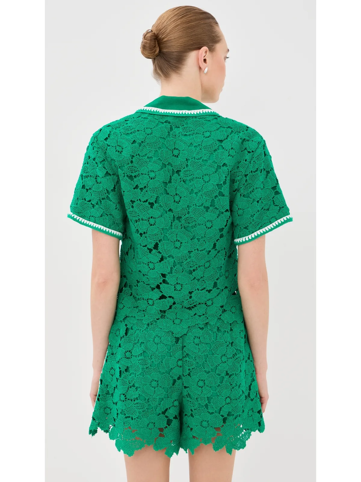 SIMKHAI Glenn Lace Camp Shirt - 画像4