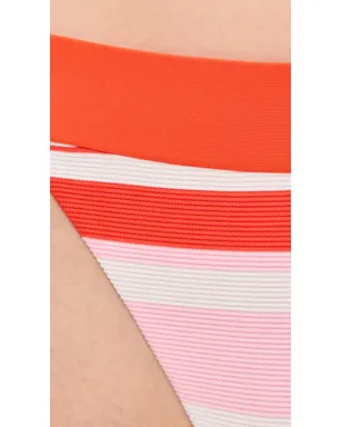 SIMKHAI Kristy Bikini Bottoms Lobster Stripe - サムネイル5