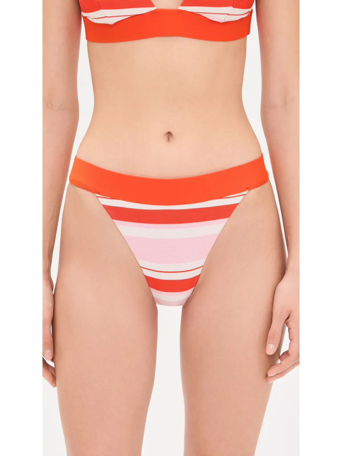 SIMKHAI Kristy Bikini Bottoms Lobster Stripe - 画像2
