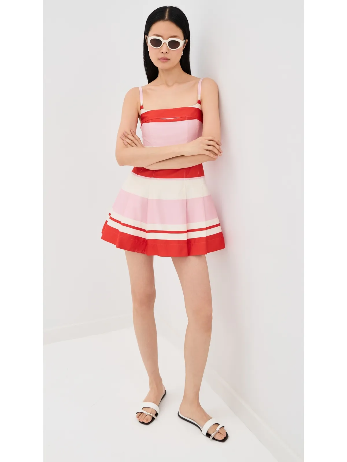SIMKHAI Nelly ビスチェミニドレス Tulip Stripe - 画像5