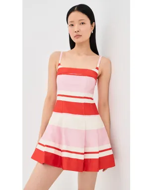 SIMKHAI Nelly ビスチェミニドレス Tulip Stripe - サムネイル2