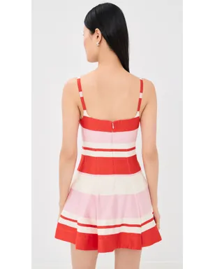 SIMKHAI Nelly ビスチェミニドレス Tulip Stripe - サムネイル3