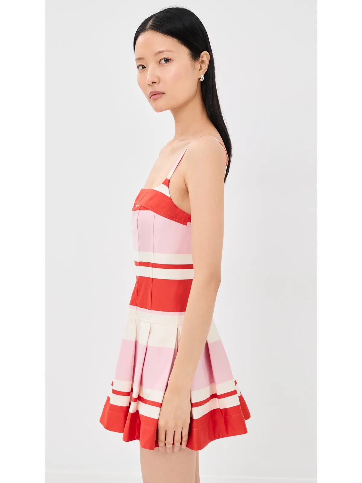 SIMKHAI Nelly ビスチェミニドレス Tulip Stripe - 画像4
