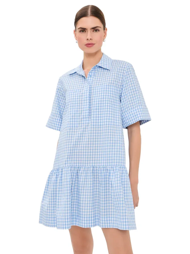 SIMKHAI SIMKHAI Criss ミニドレス Cloud Gingham Mの商品画像