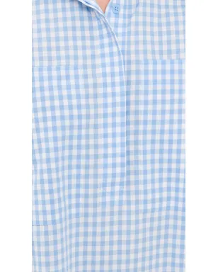 SIMKHAI Criss ミニドレス Cloud Gingham M - サムネイル6