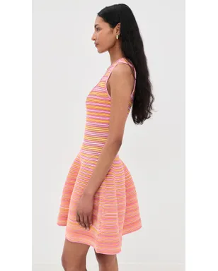 SIMKHAI Cally Mini Dress Citrus Multi - サムネイル5