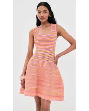 SIMKHAI Cally Mini Dress Citrus Multi - サムネイル3