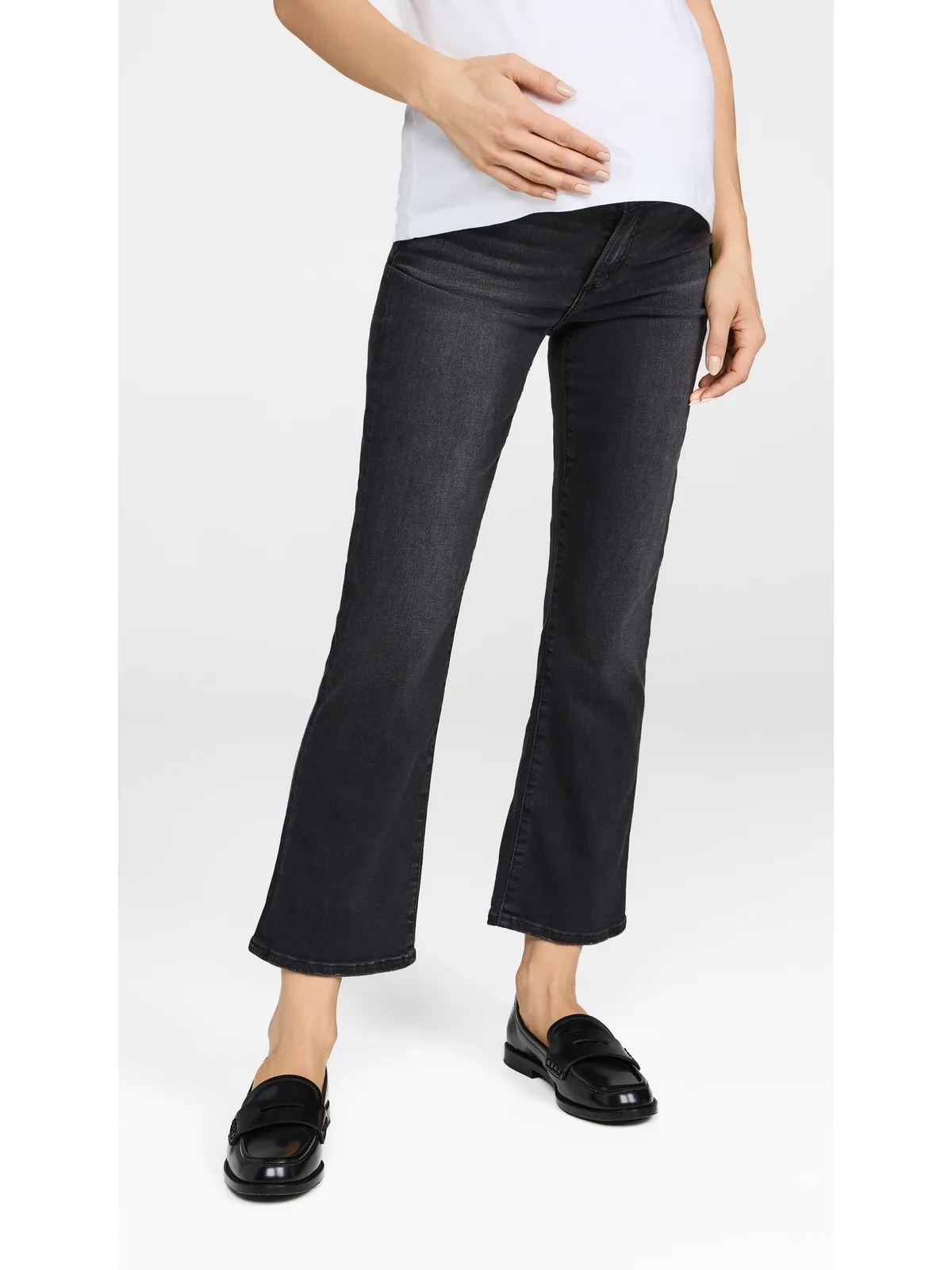 Joe's Jeans アイコン・クロップ・ブーツカット マタニティジーンズ Delphine - 画像2