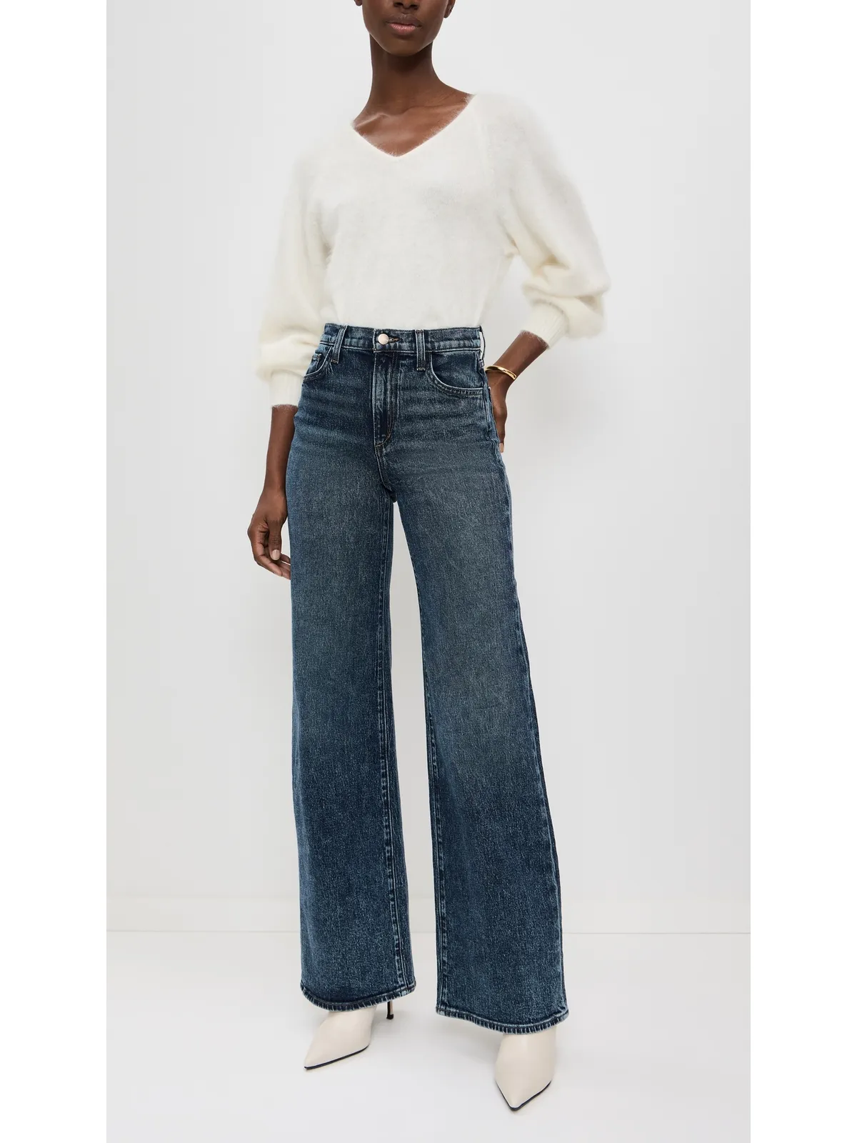 Joe's Jeans ミア ハイライズ ワイドレッグ ジーンズ - 画像5
