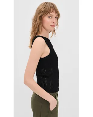 Joe's Jeans クロシェ ボートネック ノースリーブトップ - サムネイル4