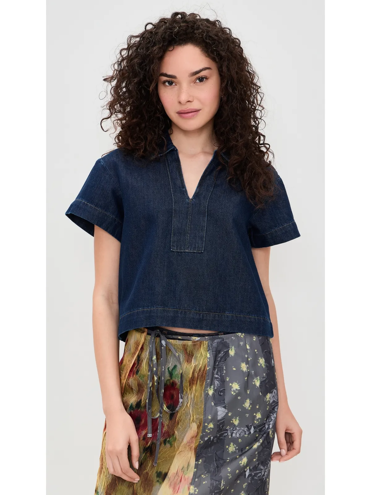 Joe's Jeans リリアン デニム ポポーバー シャツ - 画像2