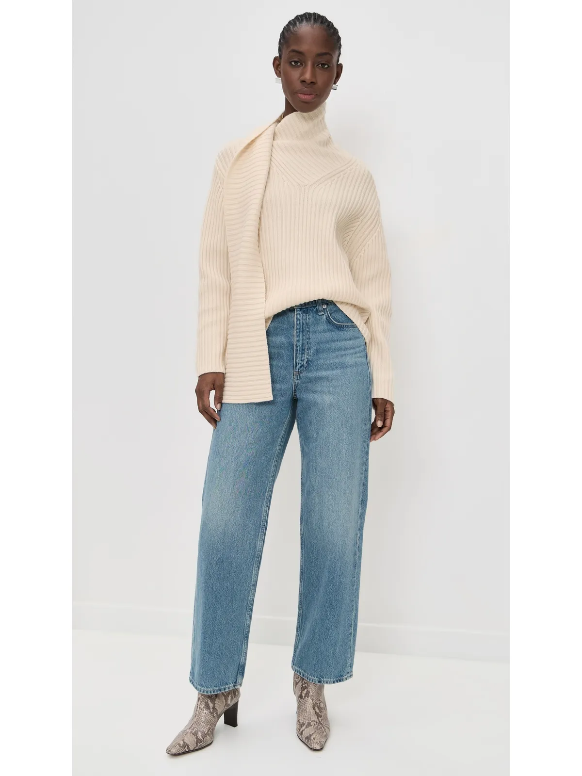 Joe's Jeans ノア スカーフ付きセーター - 画像5