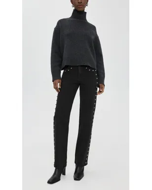 Joe's Jeans マーゴット スタッズド ストレートジーンズ チックシャドー - サムネイル5