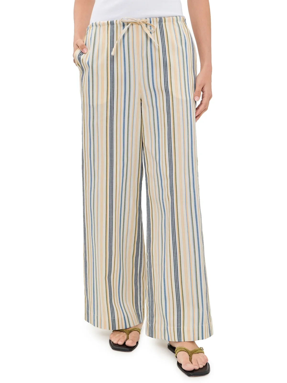 Joe's Jeans Brynnパンツ Azure Multi Stripe - 画像1