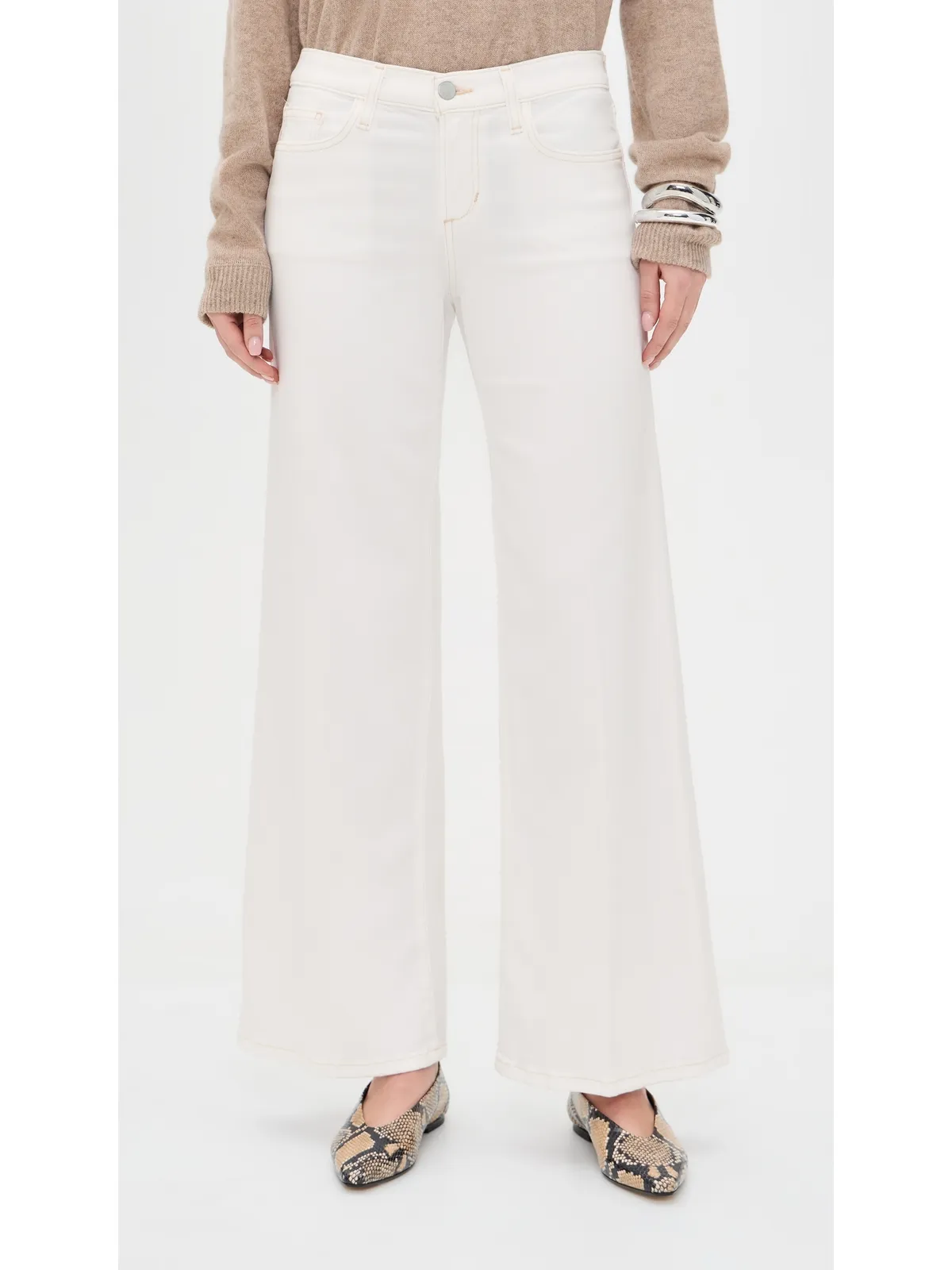 Joe's Jeans Lou Lou ローライズ ワイドレッグ ペティート ジーンズ - 画像2