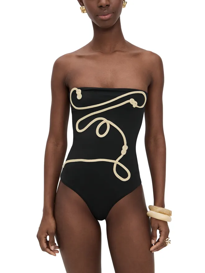 Johanna Ortiz Johanna Ortiz パルミ テクスチャー ワンピース水着の商品画像