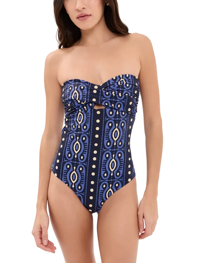 Johanna Ortiz Johanna Ortiz ワンピース水着 Navy/Ecruの商品画像