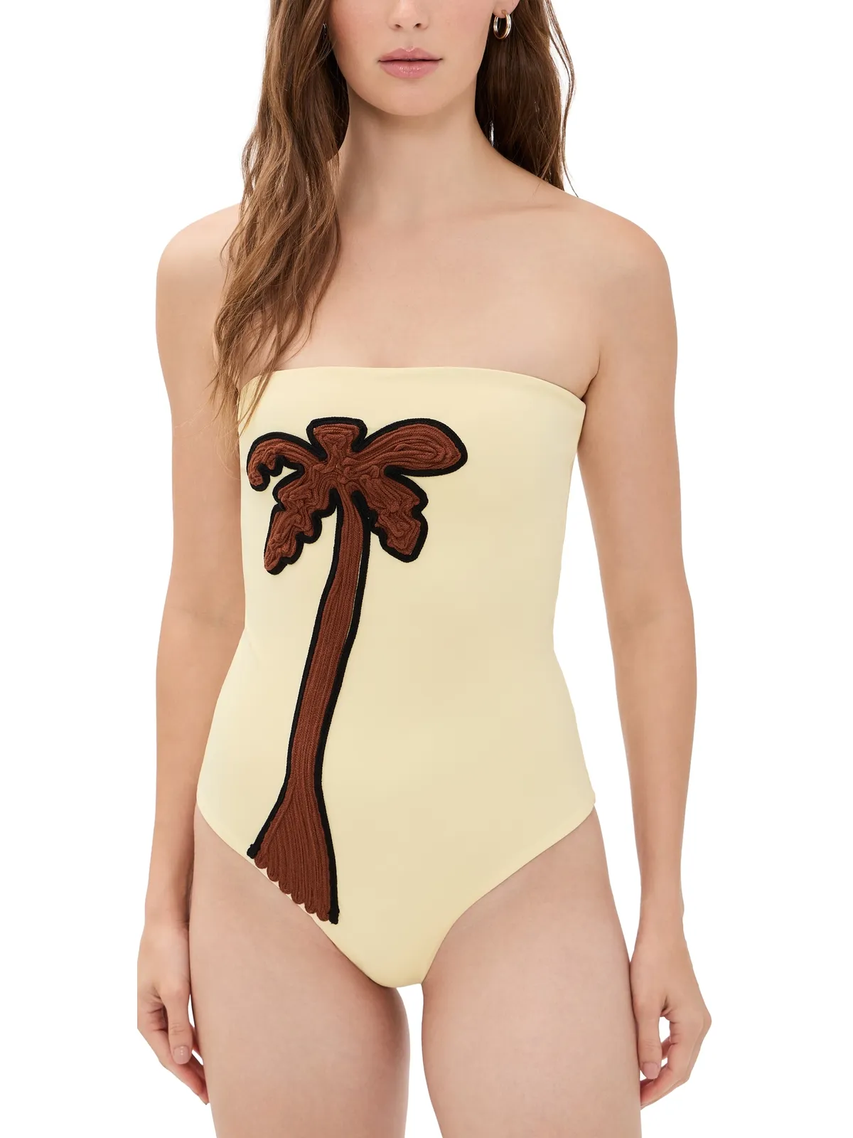 Johanna Ortiz Palm Texture ワンピース水着 - 画像1