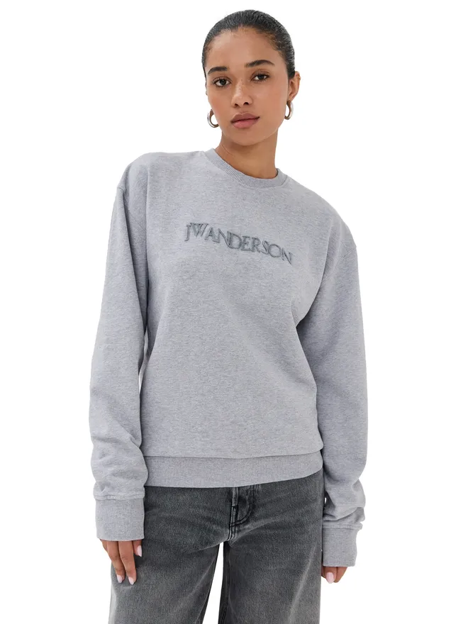 JW Anderson JW Anderson ロゴ刺繍スウェットシャツの商品画像