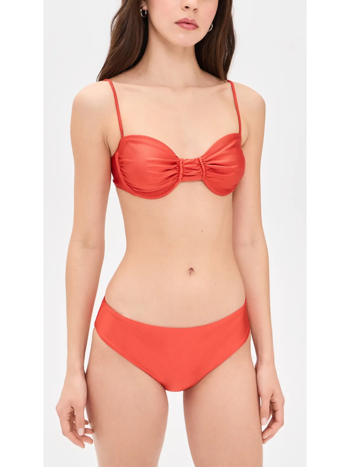 JADE Swim Dayaビキニボトムス Persimmon Sheen - 画像4