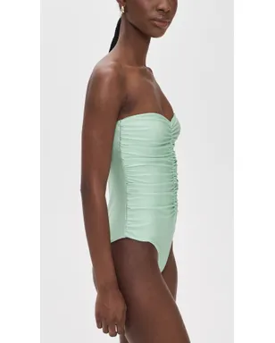JADE Swim ヤラ ワンピース Seafoam Sheen - サムネイル4