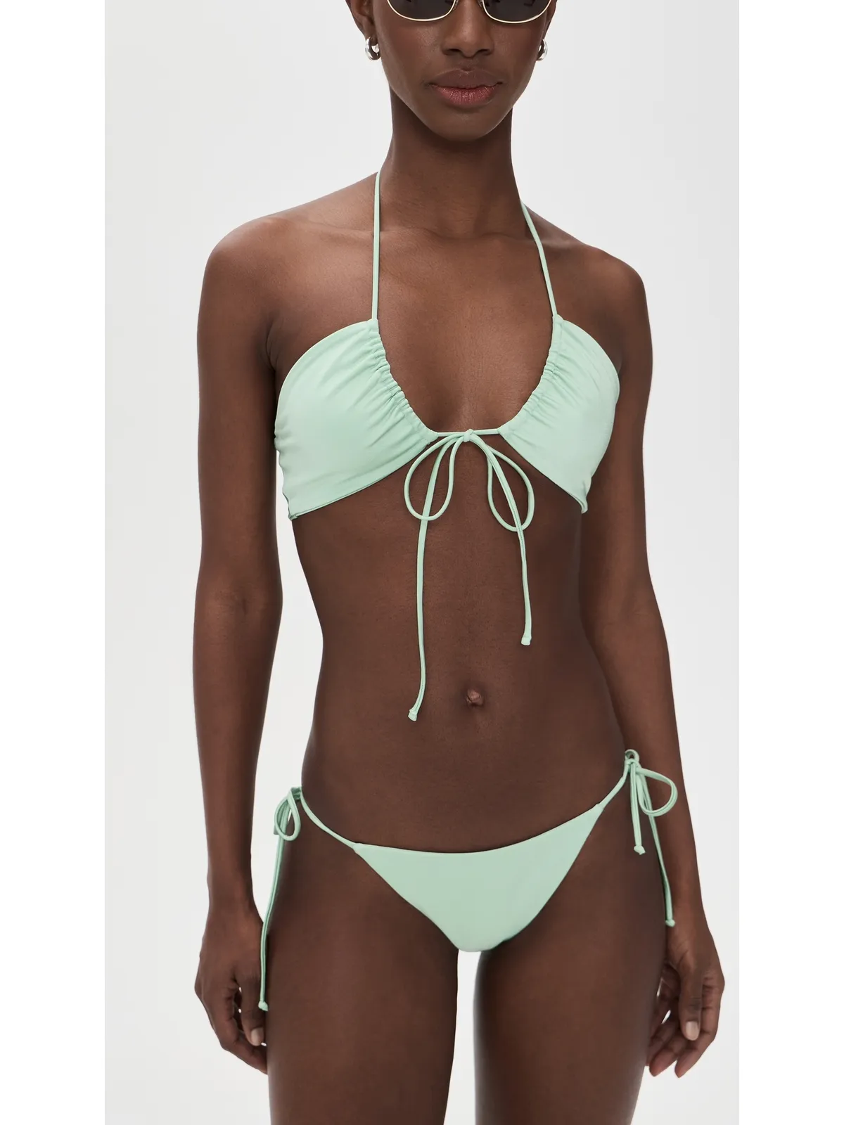 JADE Swim サイドタイ付きビキニボトムス - 画像4