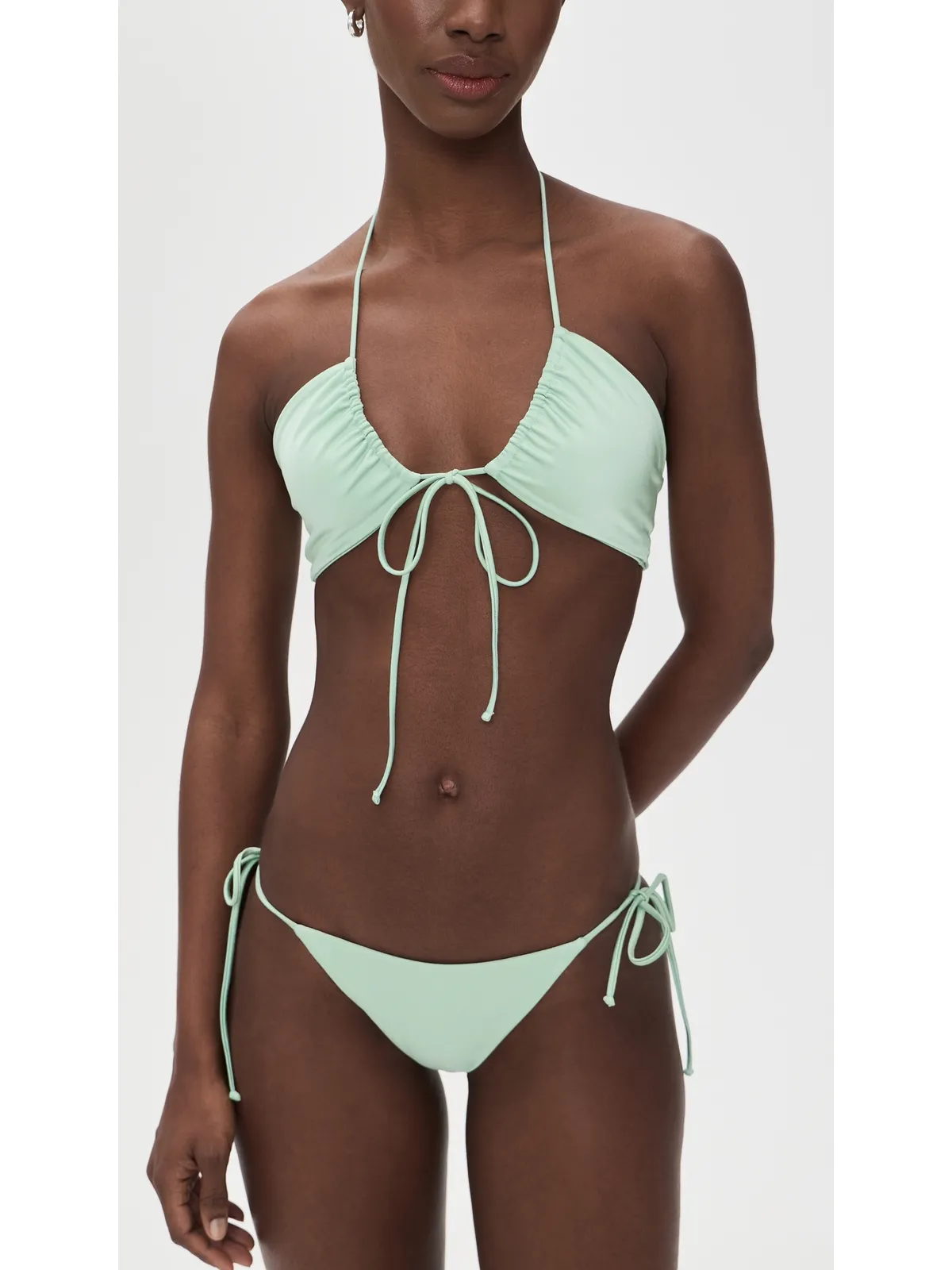 JADE Swim リビ ビキニトップ Seafoam Sheen - 画像5