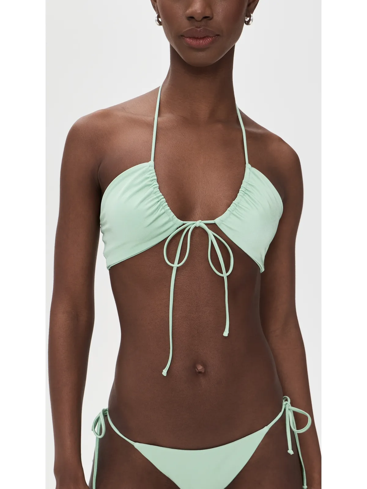 JADE Swim リビ ビキニトップ Seafoam Sheen - 画像2