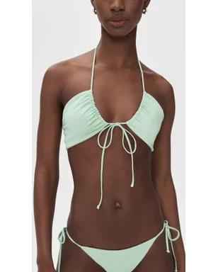 JADE Swim リビ ビキニトップ Seafoam Sheen - サムネイル2