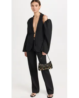 Jacquemus ル・ビスー ロンド・キャレ バッグ ブラック ワンサイズ - サムネイル3