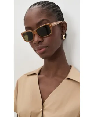 Jacquemus Jac154 サングラス ブラウン ワンサイズ - サムネイル3