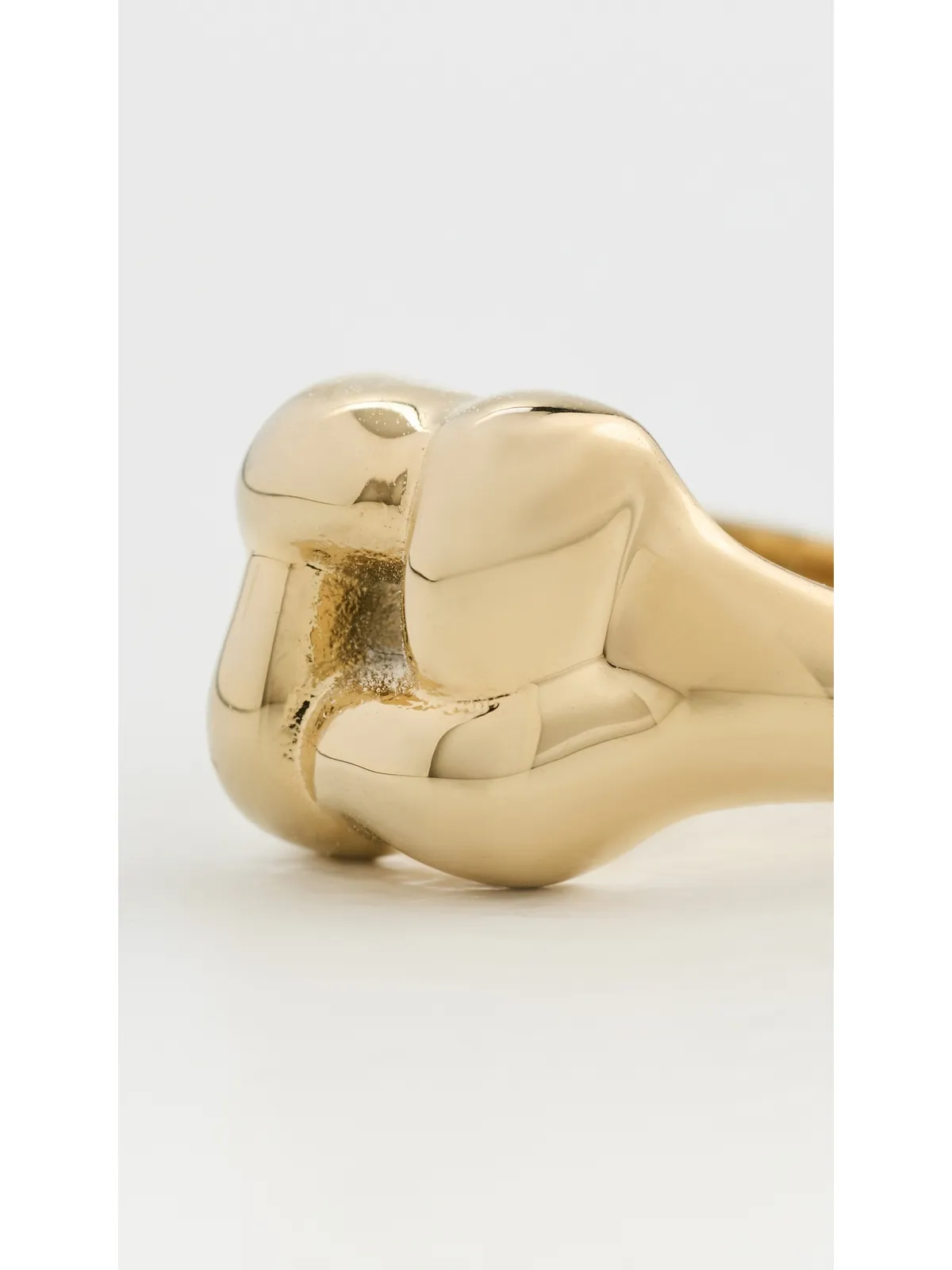 JENNY BIRD 編み込みスクエア・サインレットリング ゴールド仕上げ - 画像4