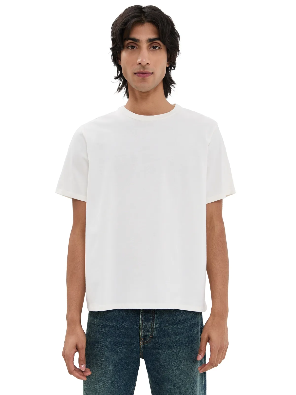 Jeanerica Delon Boxy Tee Natural White M - 画像1