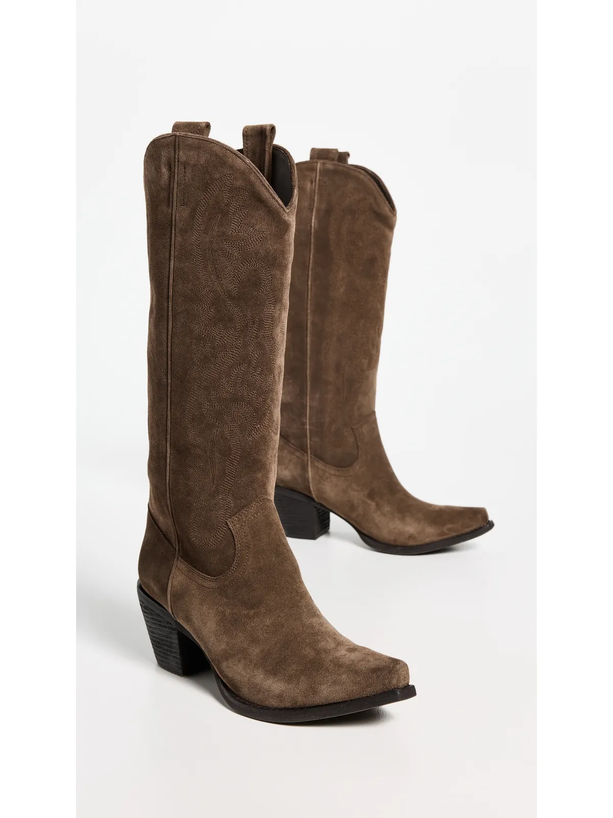 Jeffrey Campbell Rancher K ブーツ ブラウンスエード - 画像4
