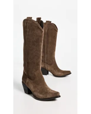 Jeffrey Campbell Rancher K ブーツ ブラウンスエード - サムネイル4