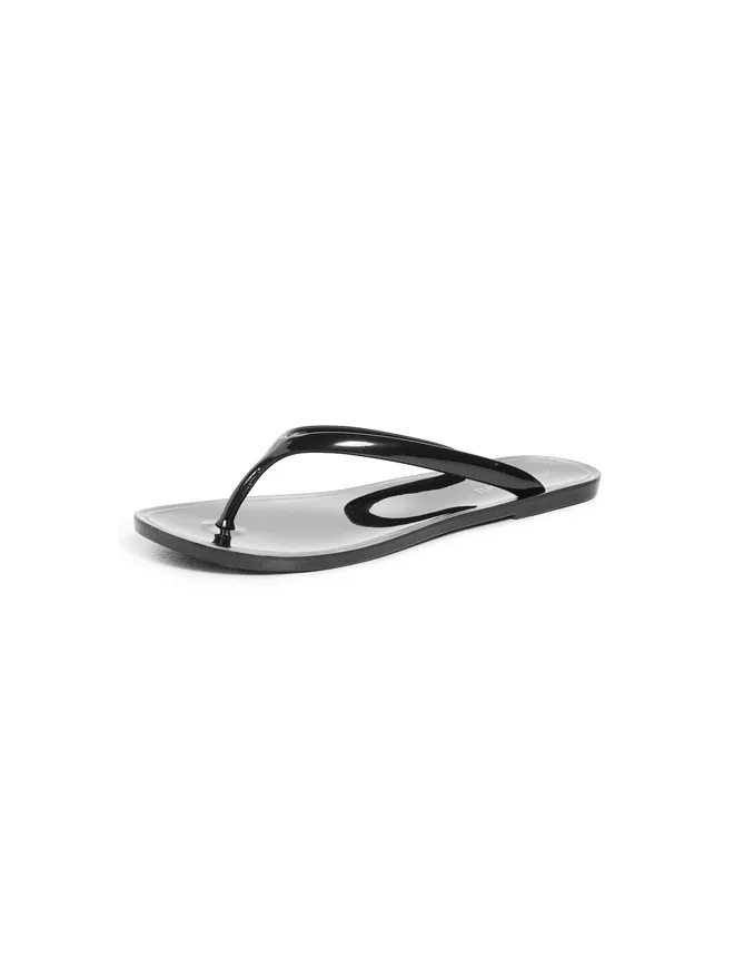 Jeffrey Campbell Jeffrey Campbell ビーチデー ジェリーフリップサンダル ブラック シャイニーの商品画像