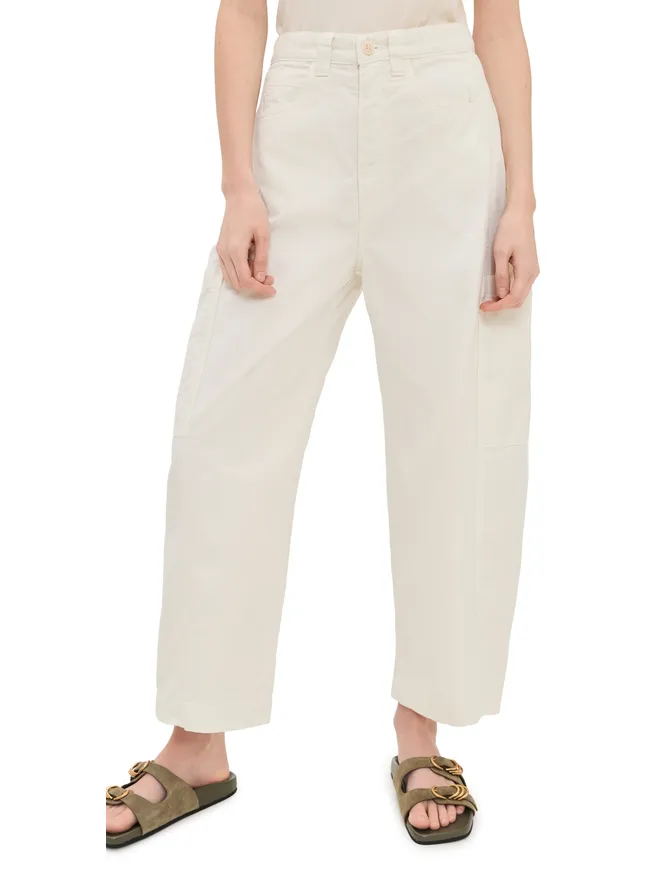 Jamie Haller Jamie Haller バッグギー ペインター クロップ トラウザーの商品画像