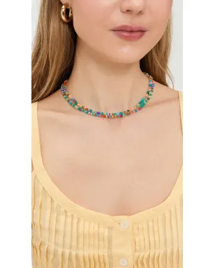 JIA JIA 14k ミニ虹色ペブルオパール ネックレス - サムネイル3