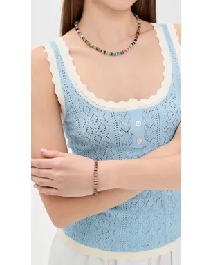 JIA JIA 14kゴールド虹色宝石ブレスレット - サムネイル3