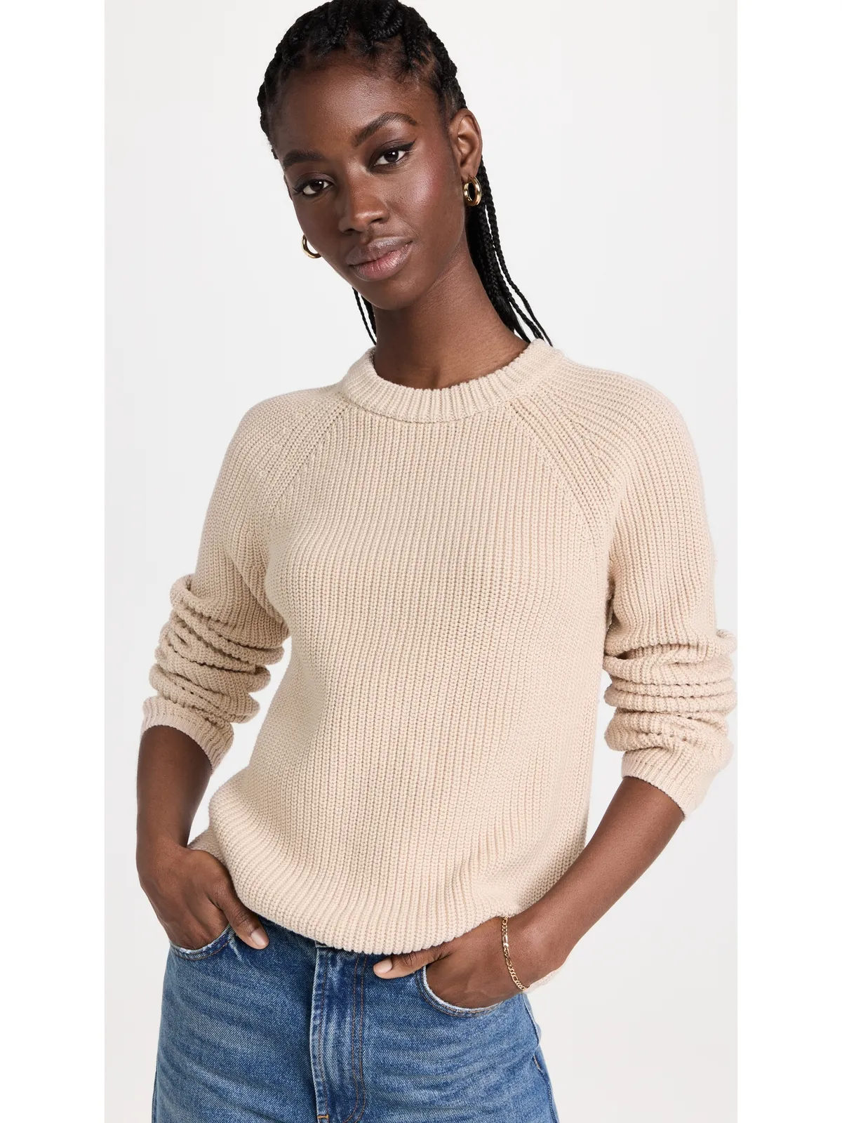 Jenni Kayne コットン フィッシャーマンセーター - 画像2