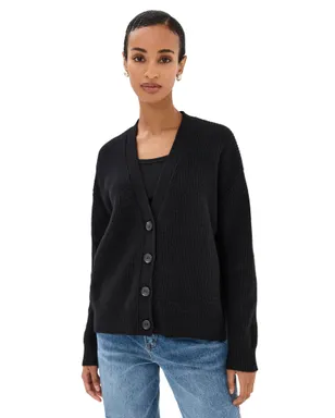 Jenni Kayne クロップド カシミヤ コクーン カーディガン - サムネイル1