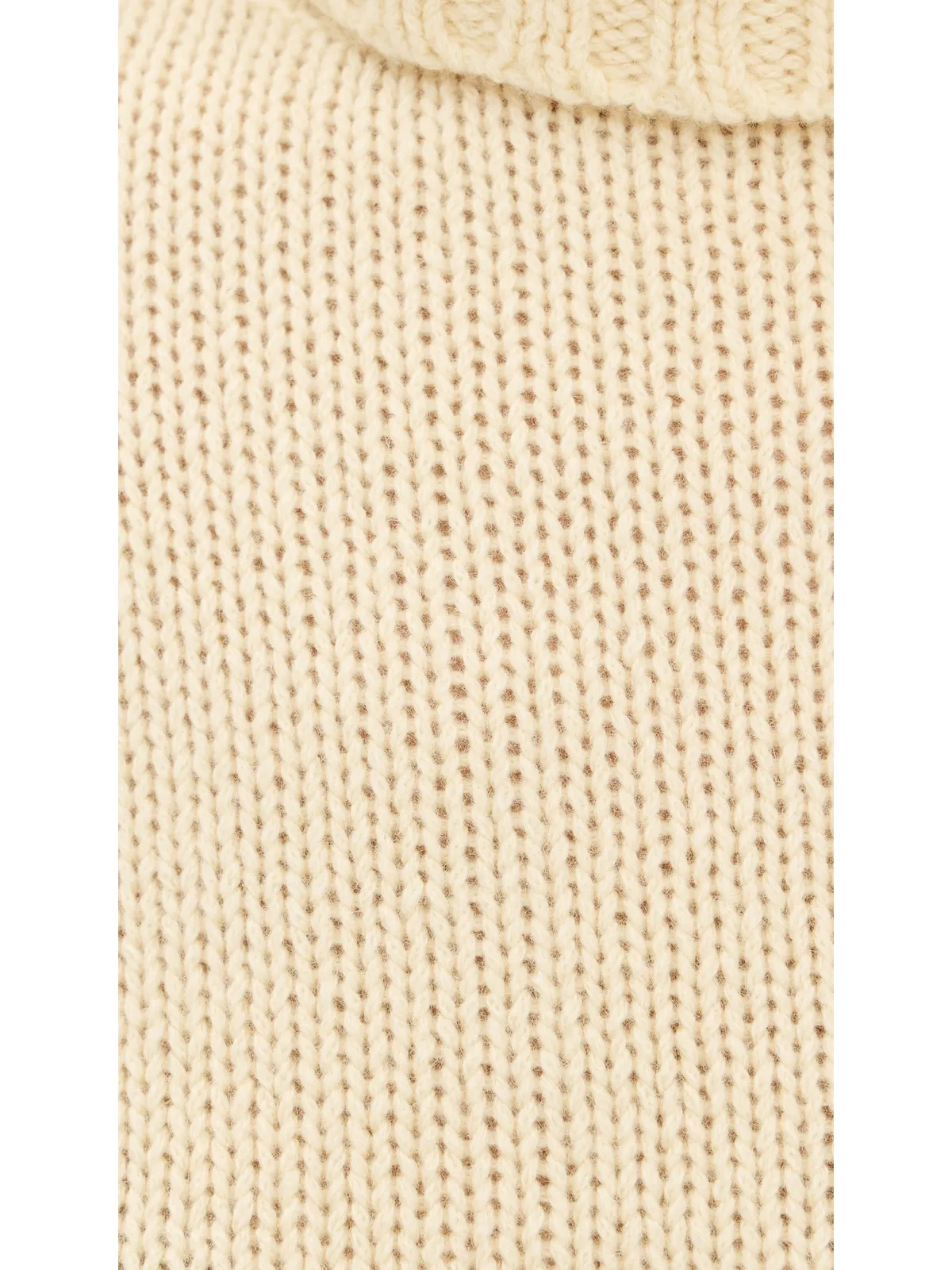 Jenni Kayne クロップド ジェット タートルネック カシミア プルオーバー（ペールイエロー） - 画像6