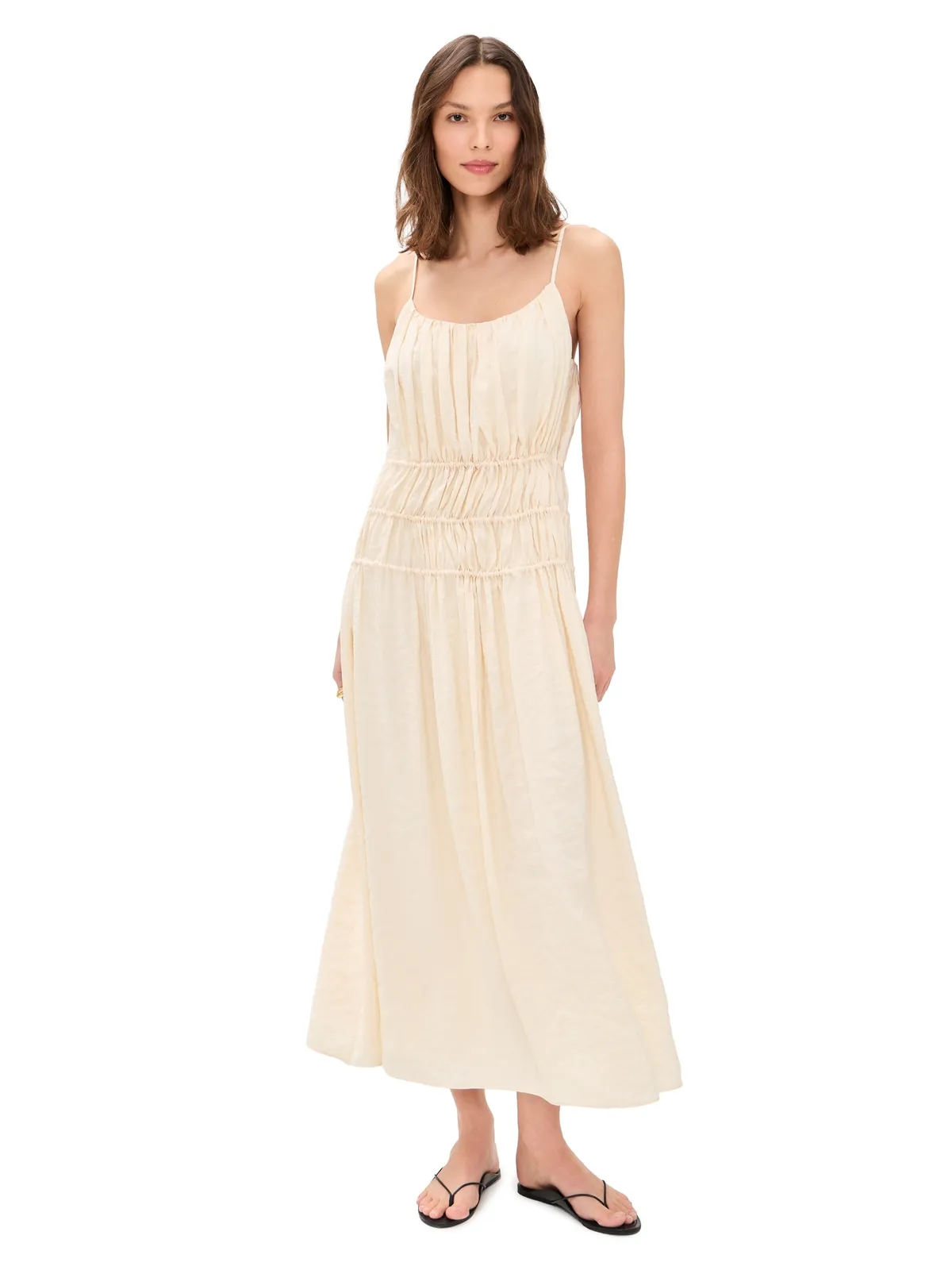 Jenni Kayne Wynn Dress クリーム - 画像1