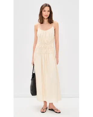 Jenni Kayne Wynn Dress クリーム - サムネイル5