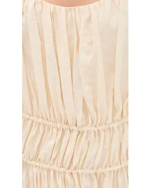 Jenni Kayne Wynn Dress クリーム - サムネイル6