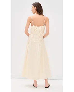 Jenni Kayne Wynn Dress クリーム - サムネイル3