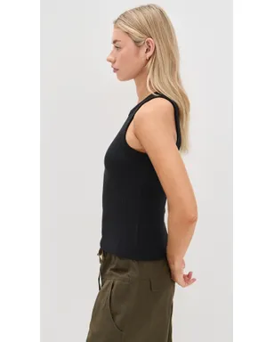 Jenni Kayne コットンリブ タンクトップ - サムネイル4