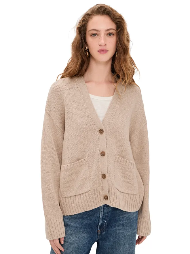 Jenni Kayne Jenni Kayne バレット カーディガン ライトカーキの商品画像