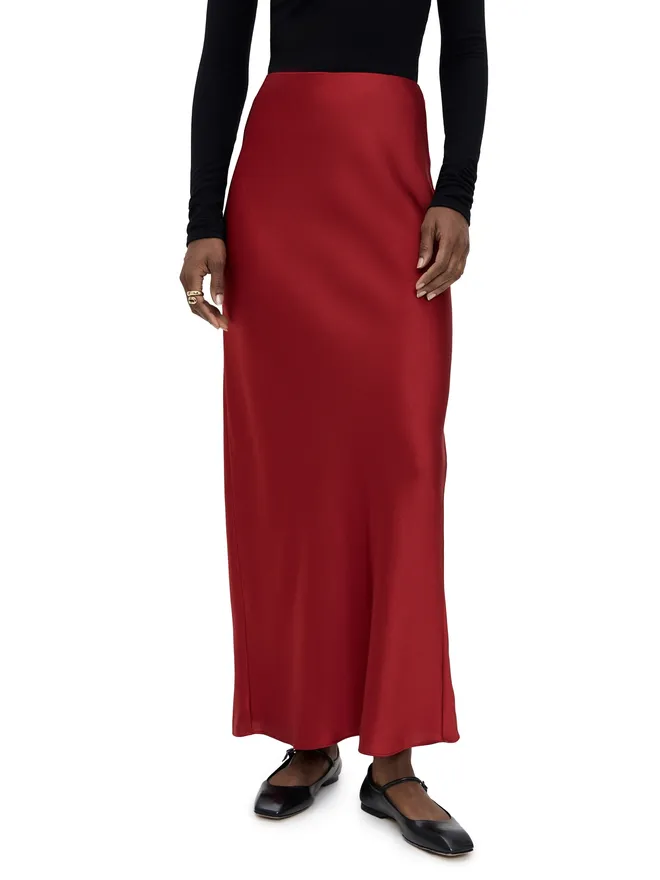 Jenni Kayne Jenni Kayne ニナ スリップスカート クリムゾンの商品画像