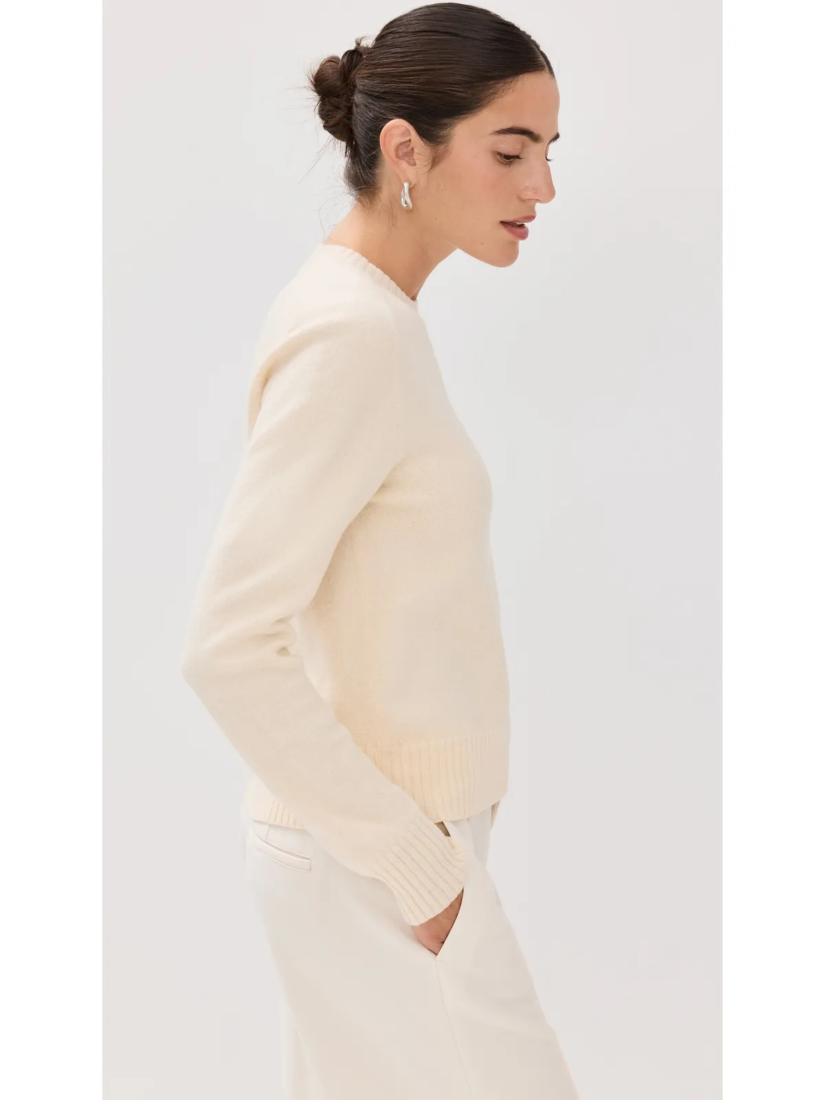 Jil Sander ロングスリーブセーター ナチュラル - 画像4